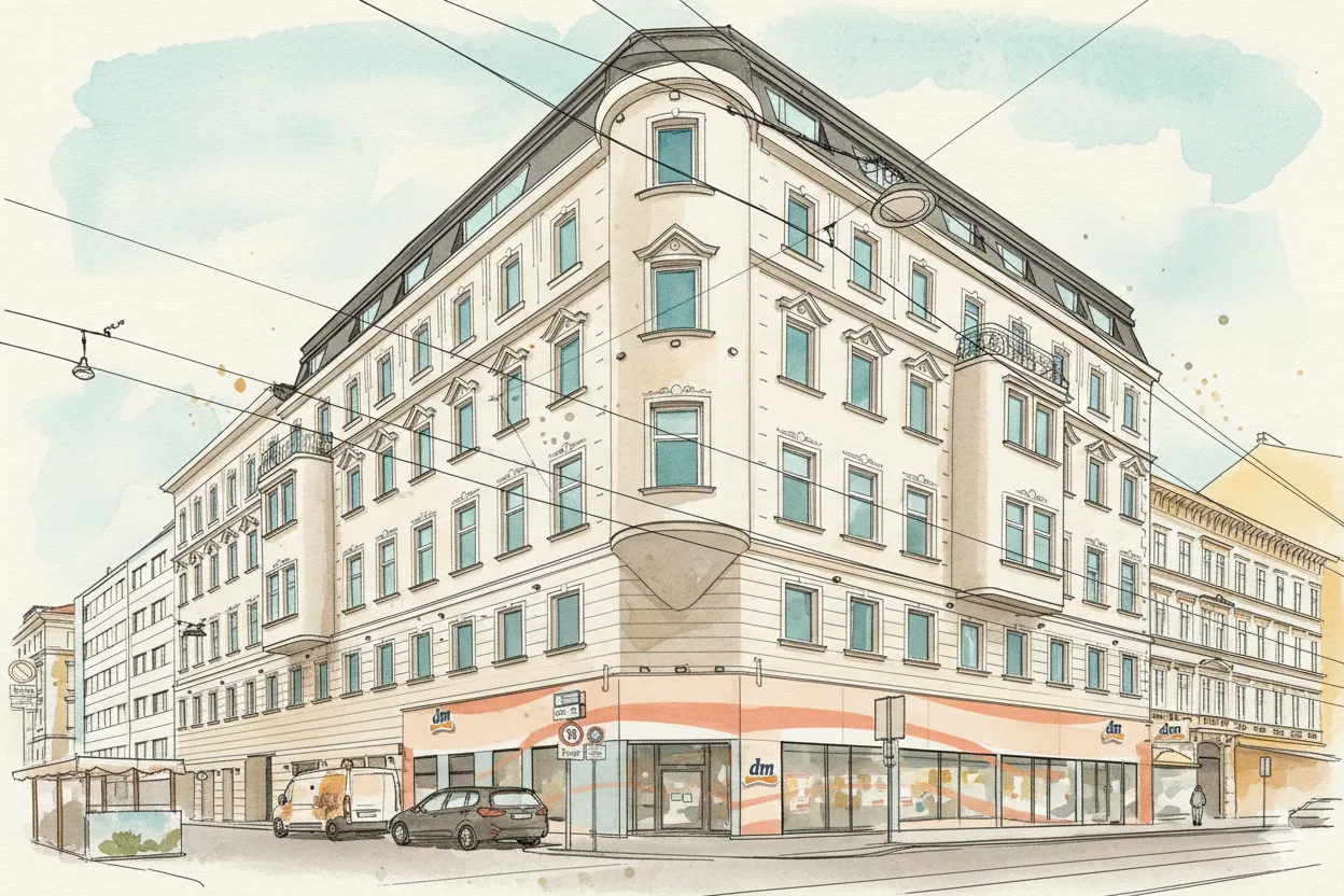 Historische Fassadensanierung in Wien