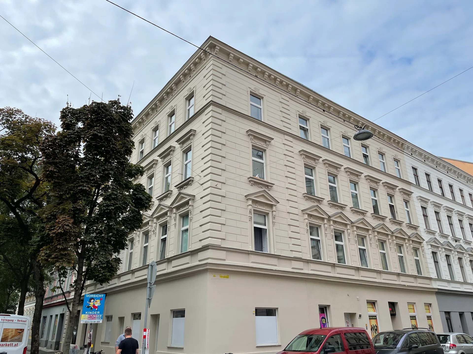 Jägerstraße 21 Wien nach der Fassadensanierung