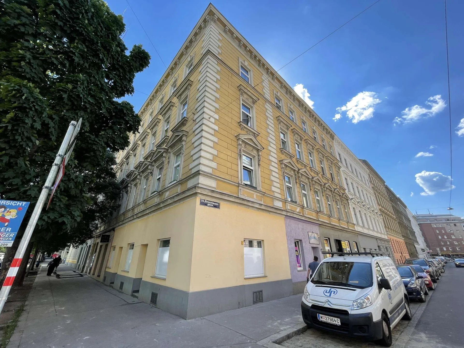 Jägerstraße 21 Wien vor der Fassadensanierung